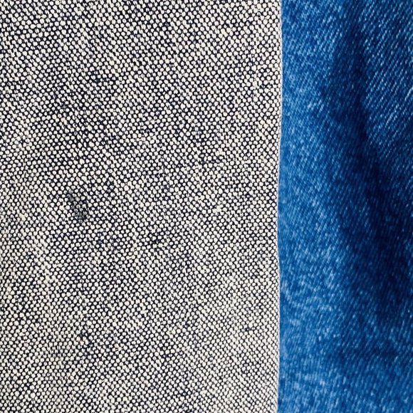 Ciotti Denim Vtg Jean Jacket Bomber Sz M Y2K Color Block Skater Streetwear 80s - Picture 11 of 13